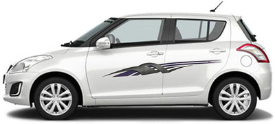 AUTOMANTRA Sticker & Decal for Car(Grey, Black)
