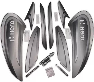 RKT Sticker & Decal for Bike(Grey, Silver, Multicolor)