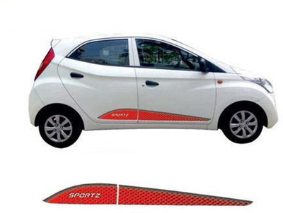 AutoDecals Sticker & Decal for Car(Red)