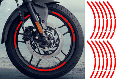 Badal Auto Sticker & Decal for Bike(Red)