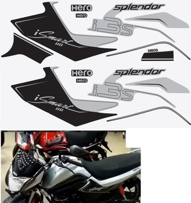 SHINEPRO Sticker & Decal for Bike(Multicolor)