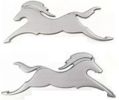 Voiture Sticker & Decal for Bike(Silver)