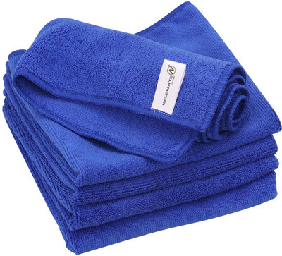 Kelenate Fabric Vehicle Washing  Cloth(Pack Of 4)