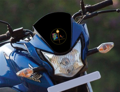 PEACOCKRIDE Sticker & Decal for Bike(Multicolor)