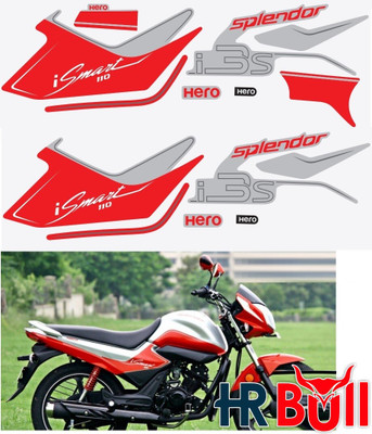 HRBull Sticker & Decal for Bike(Multicolor)