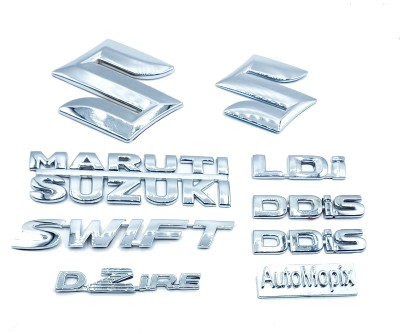 Automopix Sticker & Decal for Car(Silver)