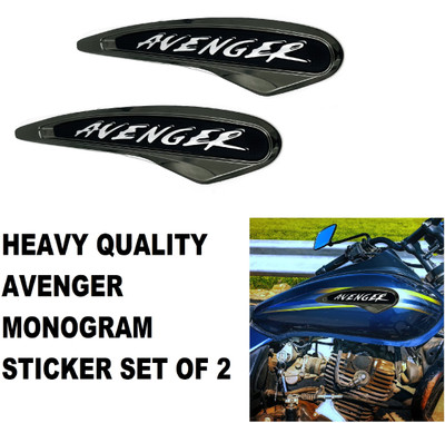 SRPHERE Sticker & Decal for Bike(Black, Silver)