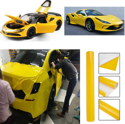 Vinylzone Wrap for Car & Bike(Yellow)