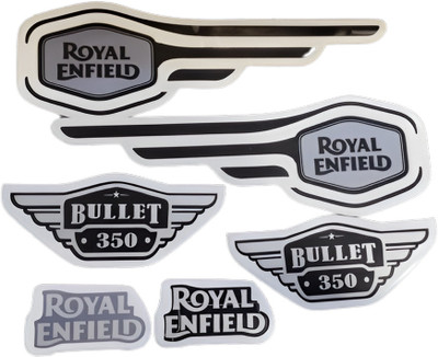 BR BULL Sticker & Decal for Bike(Grey)