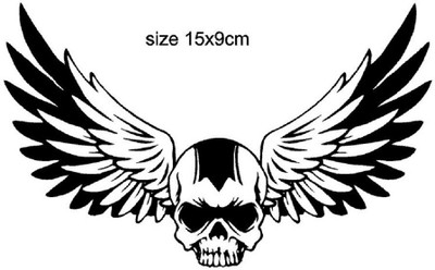 AarnaDecals Sticker & Decal for Car & Bike(Black)
