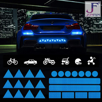 JAINFAM Sticker & Decal for Car & Bike(Blue)