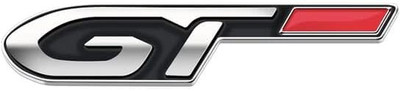 AutoBizarre Emblem for Car & Bike(Silver, Black)