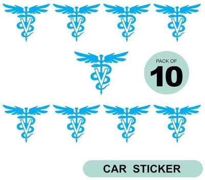 SARVAVIDYA Sticker & Decal for Car & Bike(Blue)