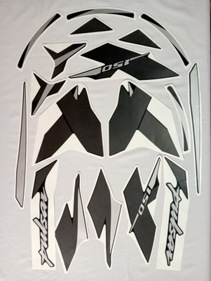 RKT Sticker & Decal for Bike(Black, White, Multicolor)