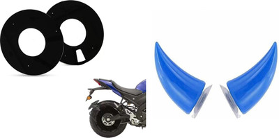 acube mart Helmet Mohawk for Bike(Blue)