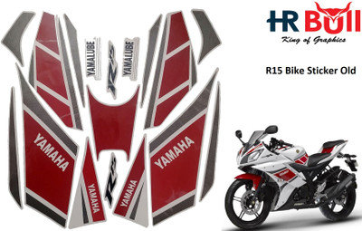 BR BULL Sticker & Decal for Bike(Red)