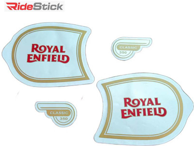 RideStick Sticker & Decal for Bike(Multicolor)