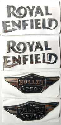 DECAL ARTISTRY Emblem for Bike(Silver)