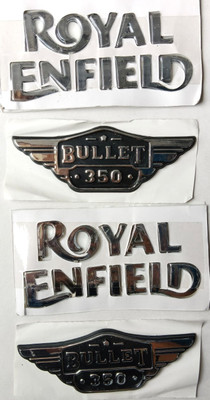 DECAL ARTISTRY Emblem for Bike(Silver)