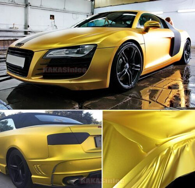 SUPERFAB Wrap for Car & Bike(Yellow)
