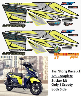 KS GRAPHIC Sticker & Decal for Scooter(Multicolor)