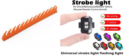 acube mart Helmet Mohawk for Bike(Orange)