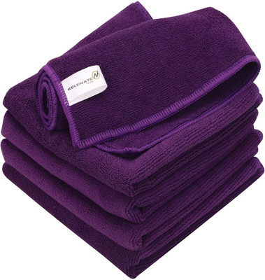 Kelenate Fabric Vehicle Washing  Cloth(Pack Of 4)