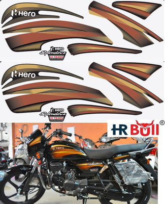 HRBull Sticker & Decal for Bike(Multicolor)