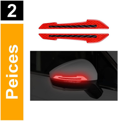 Allure Auto Sticker & Decal for Car & Bike(Red)