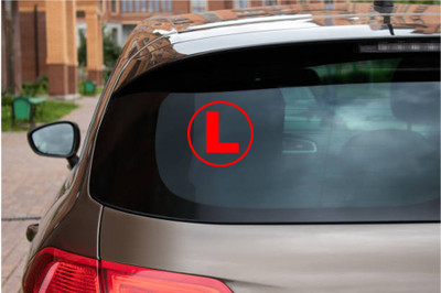 SobParbo Sticker & Decal for Car & Bike(Red)