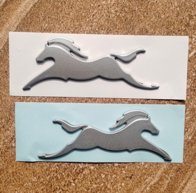 DECAL ARTISTRY Emblem for Bike(Silver)