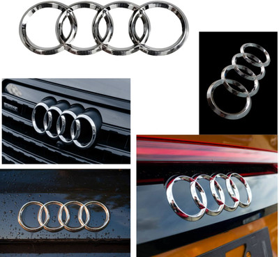 SKM SELLER Emblem for Car(Silver)