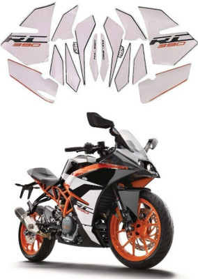 Voiture Sticker & Decal for Bike(White)