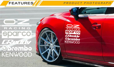 hard goat Sticker & Decal for Car & Bike(White)