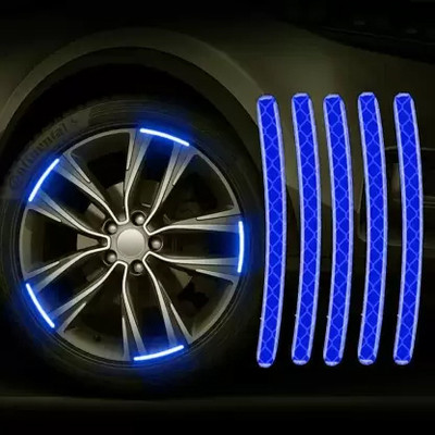 PPSACCESSORIES Sticker & Decal for Car & Bike(Blue)