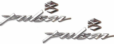 PRB Sticker & Decal for Car & Bike(Silver)