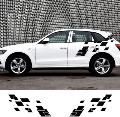 stylishdecor Sticker & Decal for Car & Bike(Black)