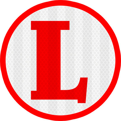 iFab Sticker & Decal for Car(Red, White)