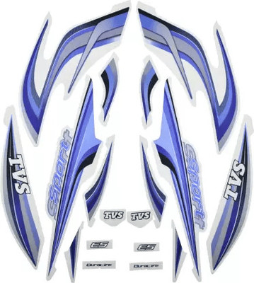 BR BULL Sticker & Decal for Bike(Blue)