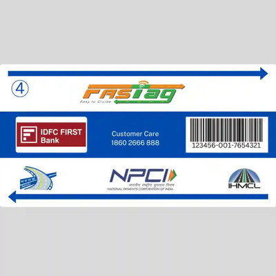 DDDR Fastag for Car(Blue)