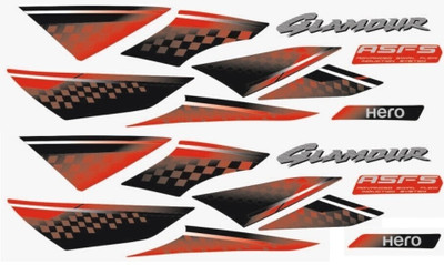 SHINEPRO Sticker & Decal for Bike(Multicolor)