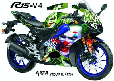 ARFA Sticker & Decal for Bike(Multicolor)