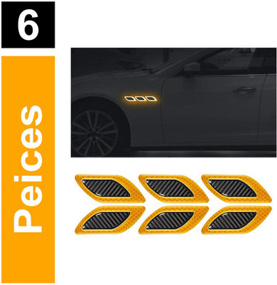 Allure Auto Sticker & Decal for Car & Bike(Orange)