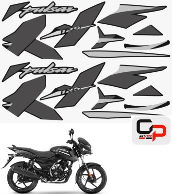 GetPro Sticker & Decal for Bike(Silver)