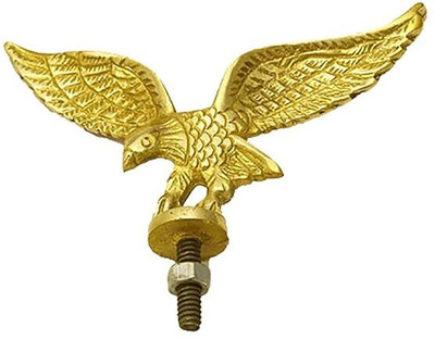 Golden Fox Emblem for Car & Bike(Gold)