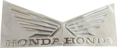 DECAL ARTISTRY Emblem for Bike(Silver)