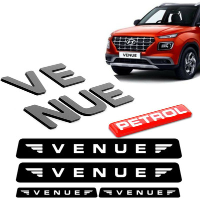 carmetics Sticker & Decal for Car(Multicolor, Black)