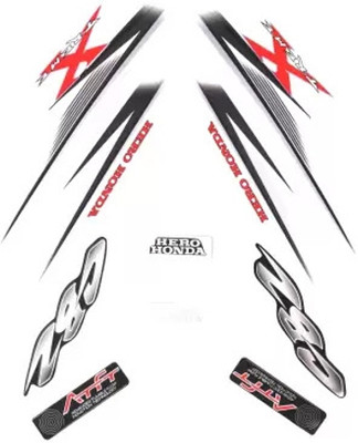 RideStick Sticker & Decal for Bike(Multicolor)