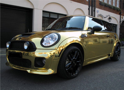 marvellous Sticker & Decal for Car(Gold)