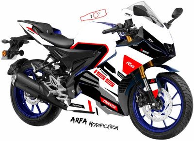 ARFAm Sticker & Decal for Bike(Multicolor)